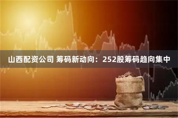 山西配资公司 筹码新动向:252股筹码趋向集中